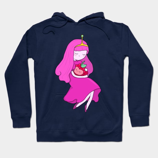 Princess Bubblegum and Wildberry Princess Hoodie by valentinahramov